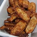 おやつたべる's cooksnap of when they made 簡単ポリうま～♪ゴボウの甘辛胡麻がらめ.