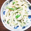 空遥☆ましゃlove's cooksnap of when they made シャキシャキ大根胡瓜の梅マヨおかかサラダ.