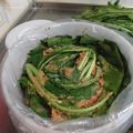 i_yokan's cooksnap of when they made 母直伝野沢菜漬け.