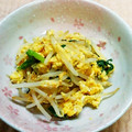 ゆきらっくま's cooksnap of when they made カンタンもやしの♪卵とじ.