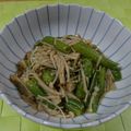 とみぃ11's cooksnap of when they made お弁当★インゲンとエノキの麺つゆ胡麻和え.