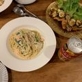 こざと（小砂糖）'s cooksnap of when they made お店の味☆簡単サーモンクリームパスタ.