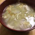 レオン犬's cooksnap of when they made 白菜と豆腐の生姜スープ.