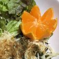 chi−ちゃん's cooksnap of when they made 簡単かわいい花みかん飾り切りカットお弁当.