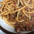 わかぞ～'s cooksnap of when they made レンズ豆と豚肉のハーブトマトパスタ.