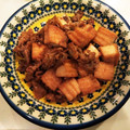 ゆっこななここ's cooksnap of when they made 厚揚げと豚肉の煮物.