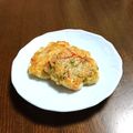 natsukori's cooksnap of when they made お弁当にも☆ネギとカニカマの豆腐チヂミ.