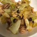 ほのぼのいっこ's cooksnap of when they made ☆キャベツとしめじの鶏肉マヨ醤油炒め☆.