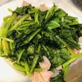 あんぱんみー☆'s cooksnap of when they made ✽♥ベーコンと小松菜の簡単レンジソテー♥.