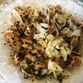 ねぞろ's cooksnap of when they made ピリッ！ささみとキャベツの胡麻わさび和え.