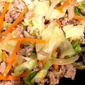クックXI25N9☆'s cooksnap of when they made 簡単♪節約＊豚挽き肉とキャベツの味噌炒め.