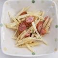 SoraｰRyu's cooksnap of when they made じゃがいもとソーセージのマヨ炒め.