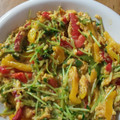みっちゃん829's cooksnap of when they made 中華風✿オイマヨ卵とじ♡小松菜とパプリカ.
