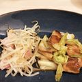 sio2ois's cooksnap of when they made 節約★鶏肉オイマヨ炒め&もやしナムル定食.