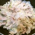 クックXZLXBP☆'s cooksnap of when they made 豚肉と白菜の昆布茶蒸し.