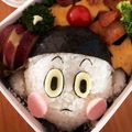 ☆ブッチー☆'s cooksnap of when they made ドラゴンボール☆チャオズのキャラ弁.