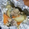 ペコペコぺこちゃん's cooksnap of when they made サバ缶とジャガイモのホイル焼き.