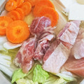 ぴよにゃん★'s cooksnap of when they made 白だしで簡単塩ちゃんこ鍋.