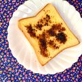 ふたごゆき's cooksnap of when they made インスタントコーヒーでミルクトースト.