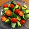 ★りなんち★'s cooksnap of when they made トマトときゅうりの中華風サラダ.