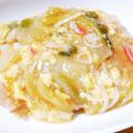 RIKOTORA's cooksnap of when they made かんたん白菜とかにかまのとろとろ丼.