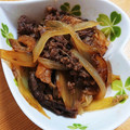 なぁなぁ★'s cooksnap of when they made 細切れ牛肉切り落とし牛肉で変わりすき焼き.