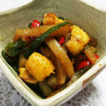 ☆★あんず姫★☆'s cooksnap of when they made ✿鶏皮とこんにゃくとピーマンの炒め煮✿.