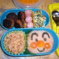 tomoko0203's cooksnap of when they made アンパンマン☆キャラ弁.