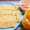 saalalan's cooksnap of when they made 離乳食後期〜＊卵としらすご飯のおやき.