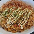 プニのふ04's cooksnap of when they made ソース香る！たこ焼きチャーハン。.