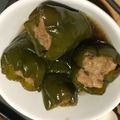 ぷんしゅ's cooksnap of when they made シンプルで簡単☆煮ちゃうピーマンの肉詰め.