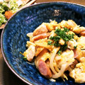 クリーピングタイム☆'s cooksnap of when they made 胸肉とウィンナーのカレーマヨ炒め.