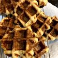 クックCZ6XRI☆'s cooksnap of when they made 炊飯器で簡単発酵！ベルギーワッフル.
