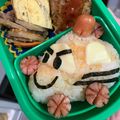 年子で双子☆彡's cooksnap of when they made *キャラ弁*簡単くるまおむすび.