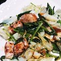 mafmaf12's cooksnap of when they made 鶏むね肉とほうれん草のガーリックソース.
