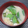 ジョングレ's cooksnap of when they made 薄揚げとわかめの味噌汁.