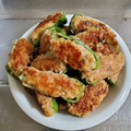 ebipeco's cooksnap of when they made 旨い！簡単！ピーマンの肉詰め☆.