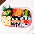 さるぱんだ's cooksnap of when they made アンパンマンとばいきんまん弁当♪キャラ弁.