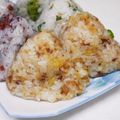 なななな♡MaMa's cooksnap of when they made 簡単♪鰹節と天かすDEサクサクおにぎり♪.