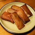 ごへいもちらぶ's cooksnap of when they made 春巻きの皮で✱鶏と青じその揚げ餃子風✱.