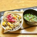 komutatata's cooksnap of when they made リメイク☆焼魚（ブリ）と卵で混ぜご飯♪.