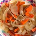 tarochan6's cooksnap of when they made レンジで簡単にんじんと玉ねぎのおかか和え.