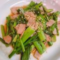 まみずな＊'s cooksnap of when they made あと一品に♪菜花のバター醤油炒め.