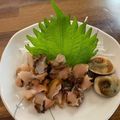 kitty・yumi's cooksnap of when they made サザエのお造り・ボイルした肝を添えて☆.