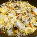 お塩と砂糖's cooksnap of when they made すき焼きのたれで簡単☆豚バラ白菜煮.
