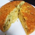 ぽんたろ05's cooksnap of when they made 炊飯器で★さつまいもケーキ.