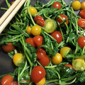 ***ゆう***'s cooksnap of when they made ♡簡単♡トマトとルッコラの美肌炒め.