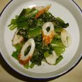 白いぐれーぷ's cooksnap of when they made 小松菜とちくわのゴマ和え.