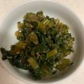 なつをなつ's cooksnap of when they made 栄養たっぷり☆大根の葉っぱ炒め.