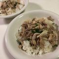 papikun's cooksnap of when they made 簡単に本格的！台湾鶏肉飯チーロー飯！.